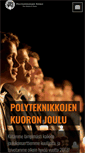 Mobile Screenshot of joulukonsertti.fi